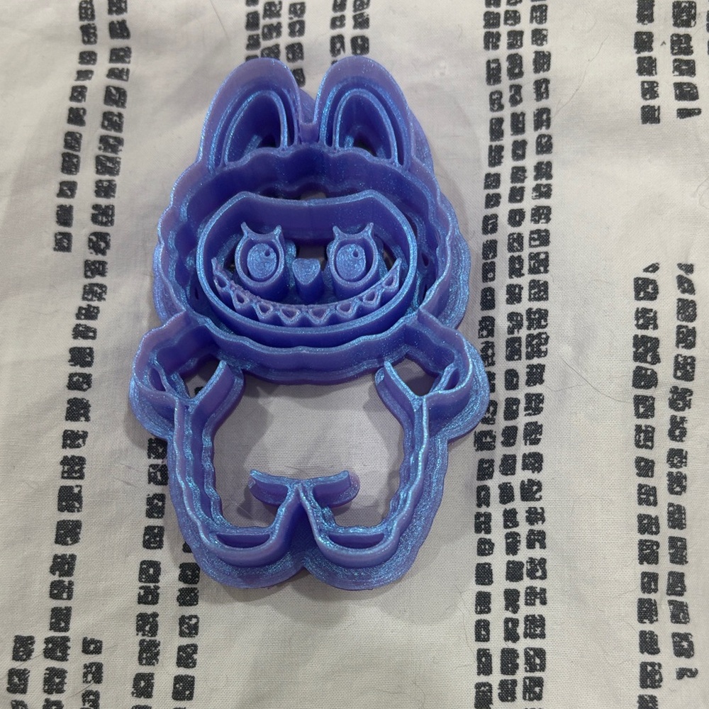 labubu cookie cutter 3in